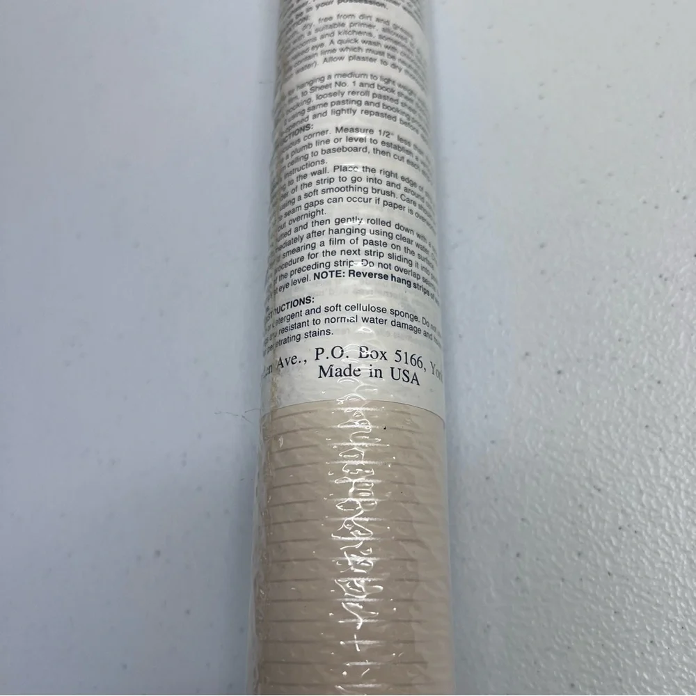 York Wallcovering PD9238 R10 Stripe Silver Neutral Cream Beige New Wallpaper